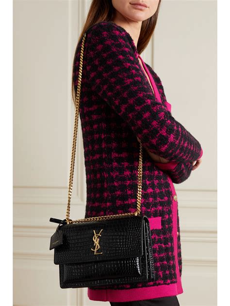 ysl sunset shoulder bag|ysl sunset bag small.